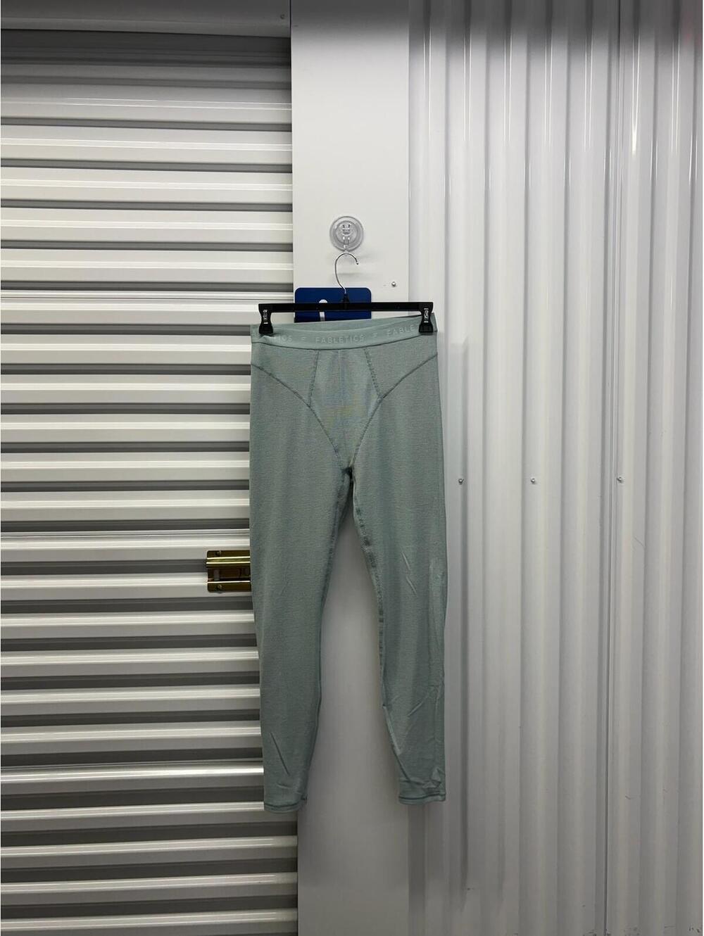Fabletics Women’s Large Fabletics Teal Thermal Leggings Activewear